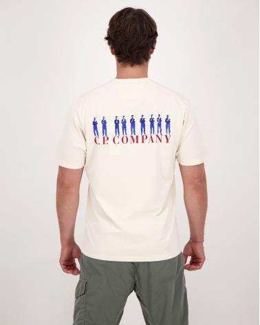 TEE CP.COMPANY S214A 402 IVOIRE