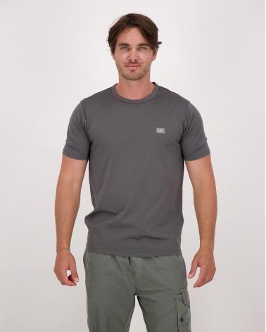 TEE SHIRT CP.COMPANY MERCERISE PATCH LOGO S132 978 ANTRACITE