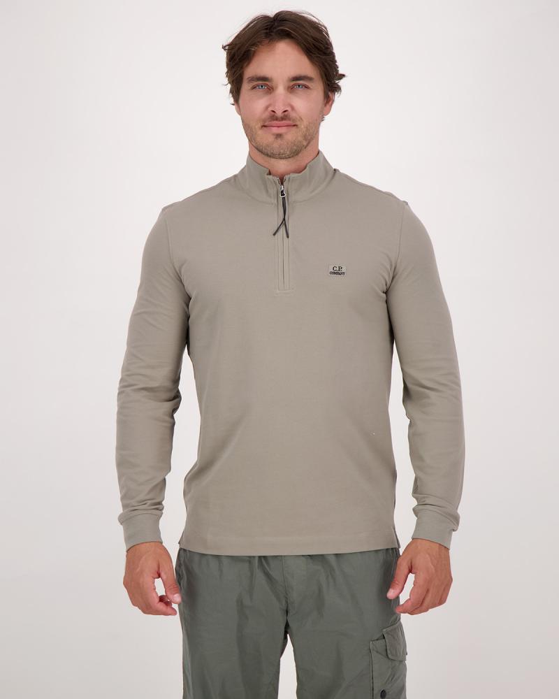 POLO ML CP.COMPANY  PL144 356 TAUPE Stretch piquet