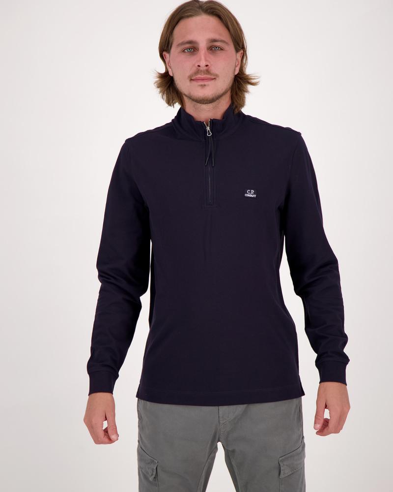 POLO ML CP.COMPANY  PL144 888  Stretch piquet Marine