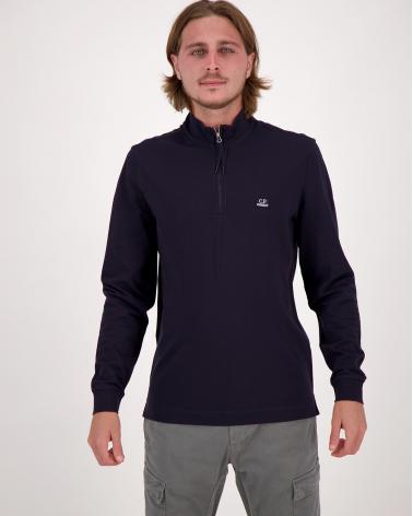 POLO ML CP.COMPANY  PL144 888  Stretch piquet Marine