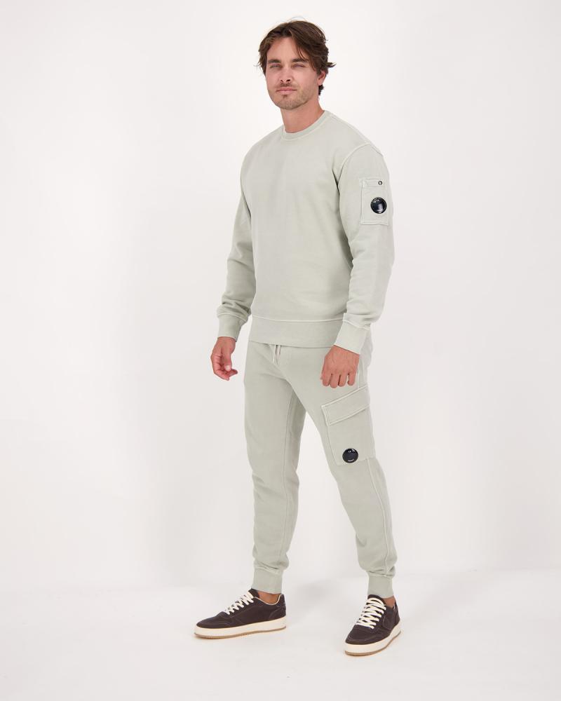 SWEAT CP COMPANY COL ROND EMERIZED DIAGONAL SS718331 Gris clair