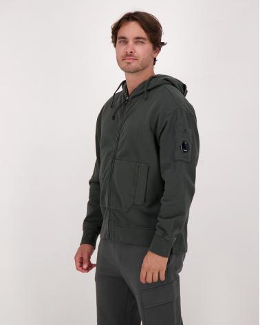 SWEAT  CP.COMPANY  Goggle Hooded SS060 978 Antracite