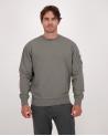 SWEAT CP COMPANY COL ROND EMERIZED DIAGONAL SS718 921 Gris
