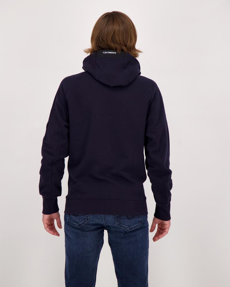SWEAT CP.COMPANY HOODED OPEN SS 716 888 MARINE