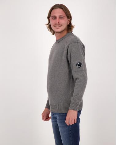 PULL COL ROND CP.COMPANY KN707A 921Gris
