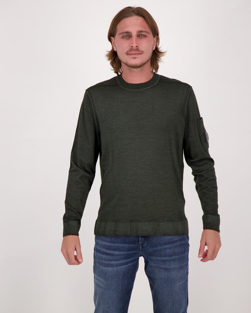 PULL CP.COMPANY MERINOS KN024A 978 kaki