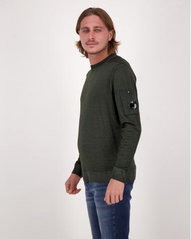 PULL CP.COMPANY MERINOS KN024A 978 kaki
