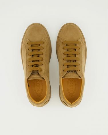 SNEAKERS TOD'S VELOURS CAMEL