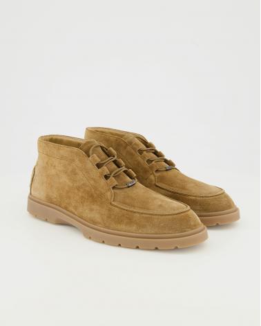 BOTILLONS TOD' CUIR VELOURS CAMEL
