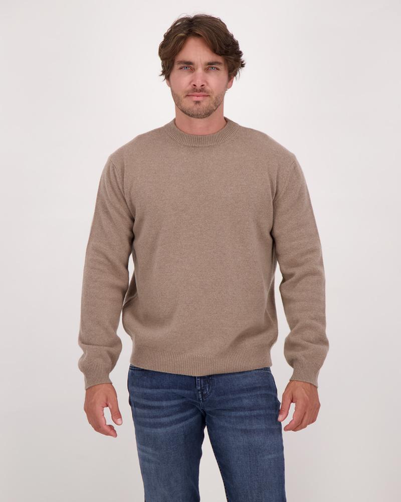 PULL COL ROND D FIESOLI 0067 CAMEL BLEND CASHMERE 