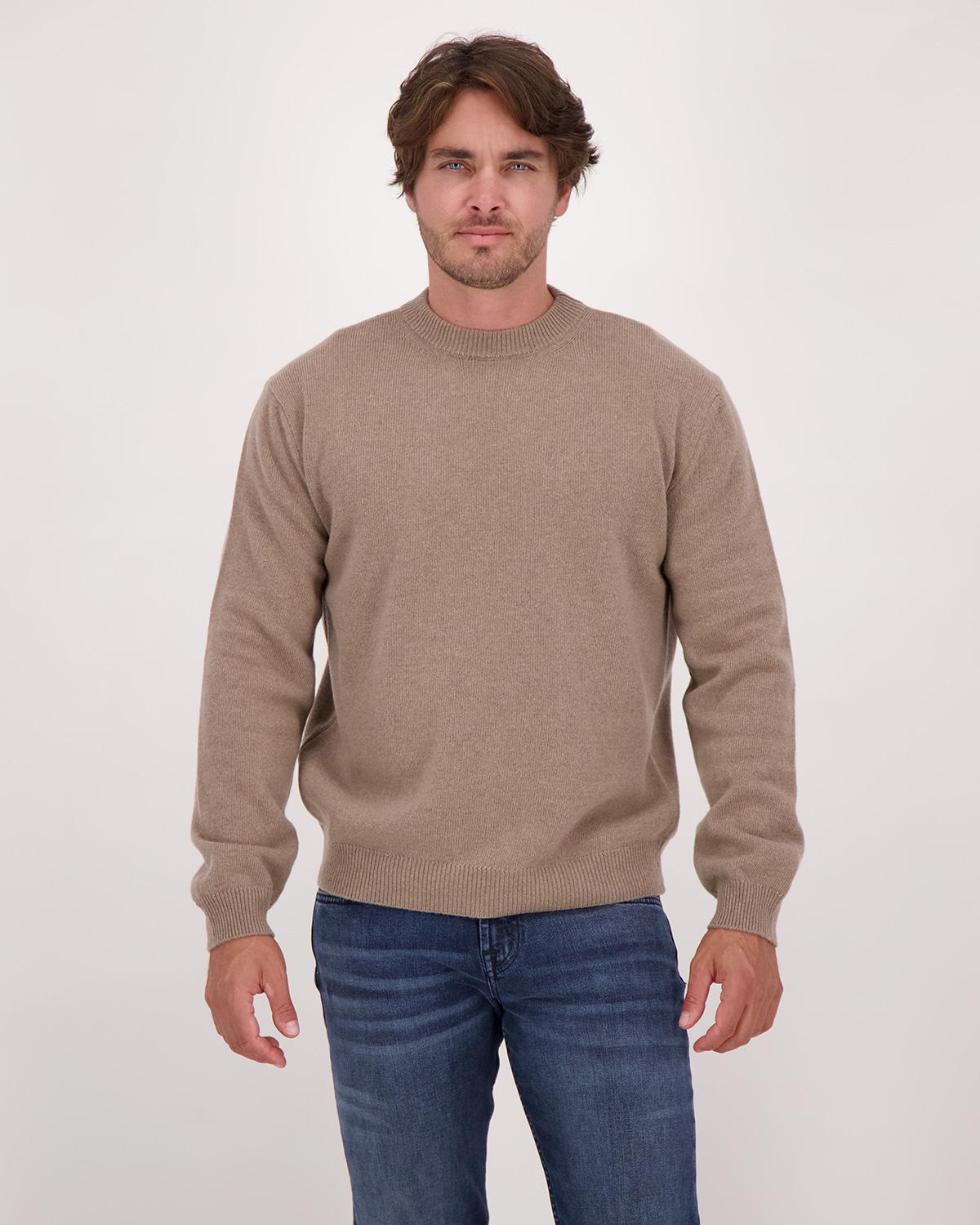 PULL COL ROND D FIESOLI 0067 CAMEL BLEND CASHMERE 