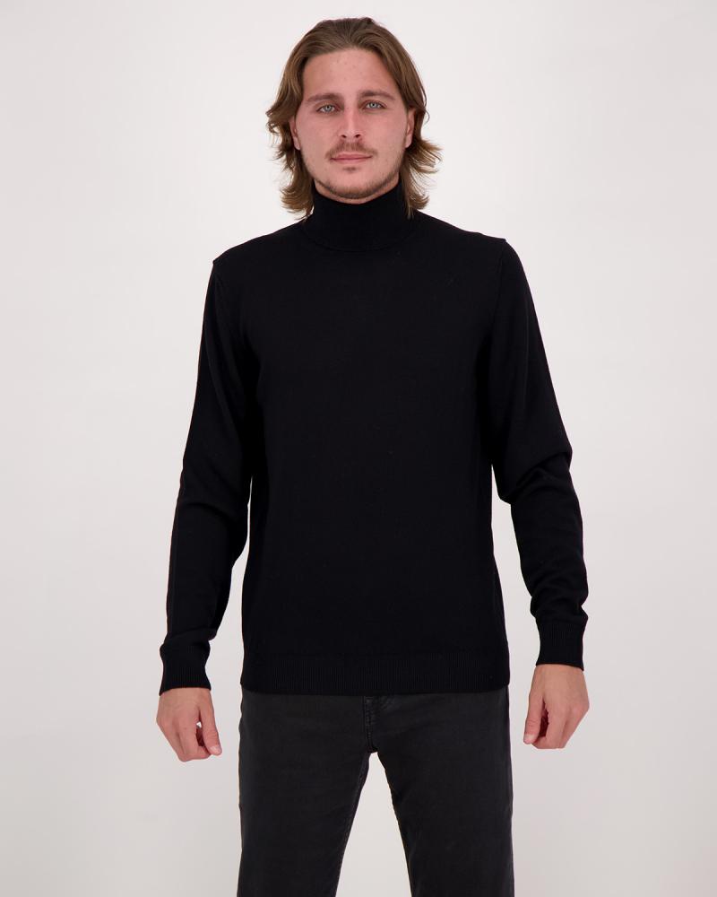 PULL D FIESOLI COL ROULÈ 9047 NOIR