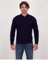 POLO ZIP D FIESOLI ZIP 0112 MARINE