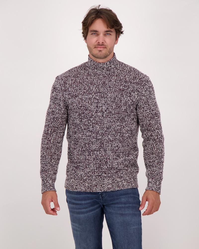 MAILLE TAGLIATORE COL MONTANT MAYKO BORDEAUX