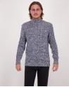 MAILLE TAGLIATORE COL MONTANT MAYKO Bleu