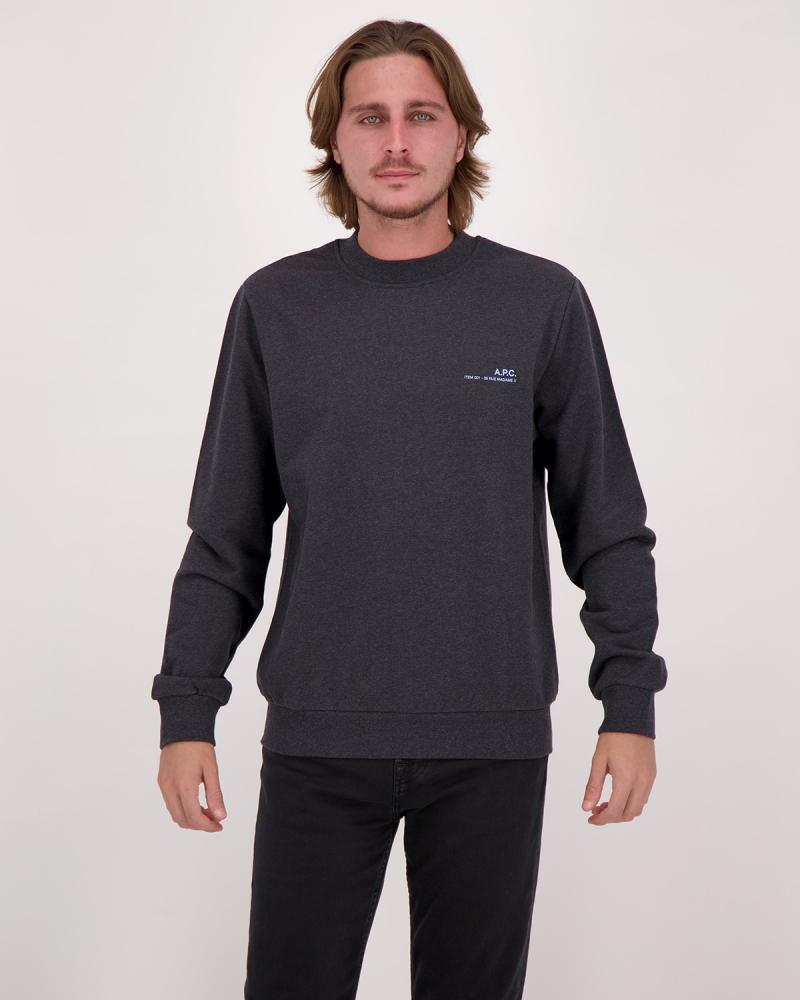 SWEAT A.P.C. 39 Rue Madame  Gris Chiné