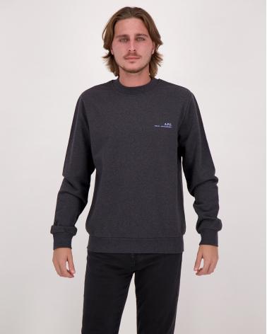 SWEAT A.P.C. 39 Rue Madame  Gris Chiné