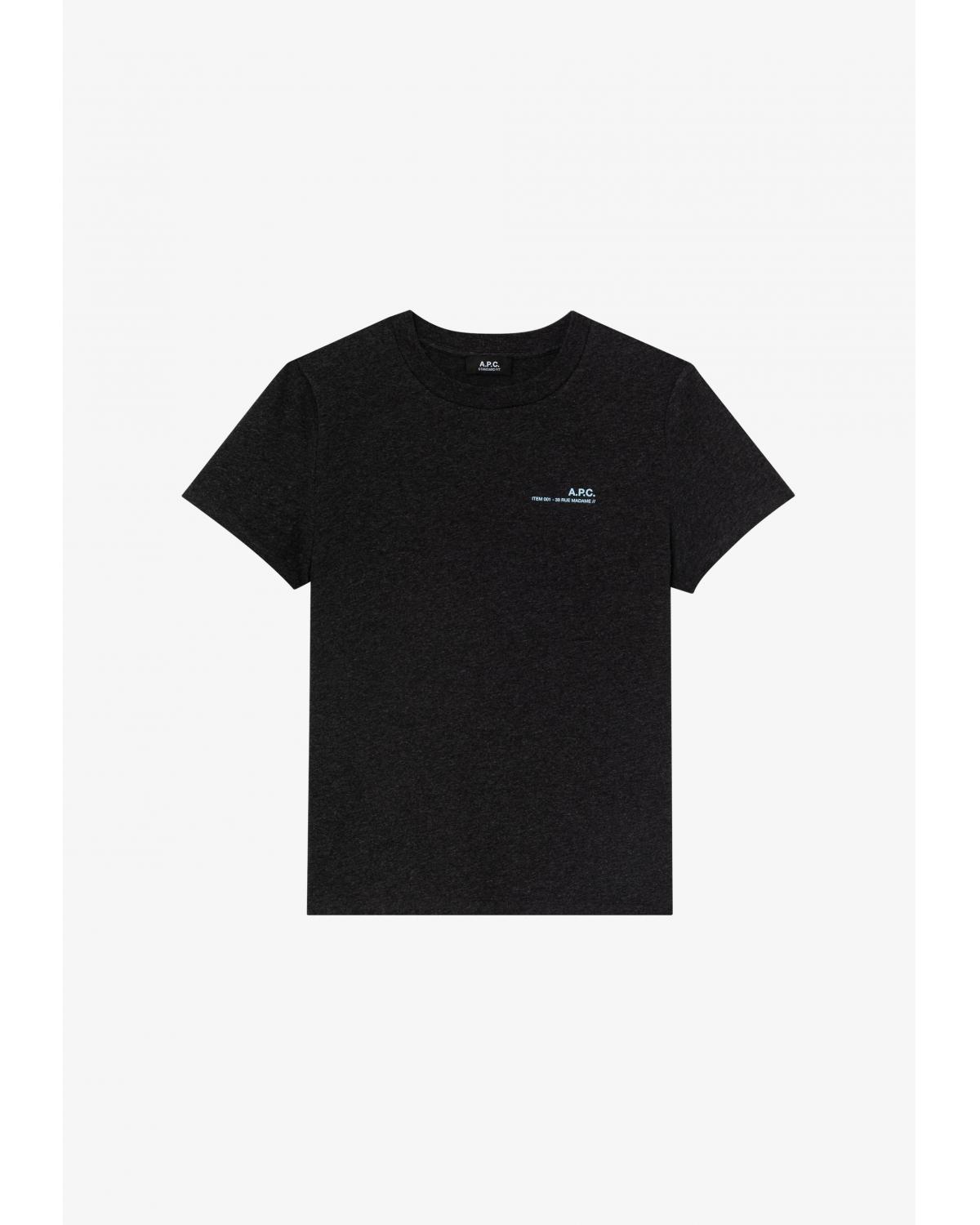 TEE SHIRT  A.P.C. 39 Rue Madame  Gris  Chiné
