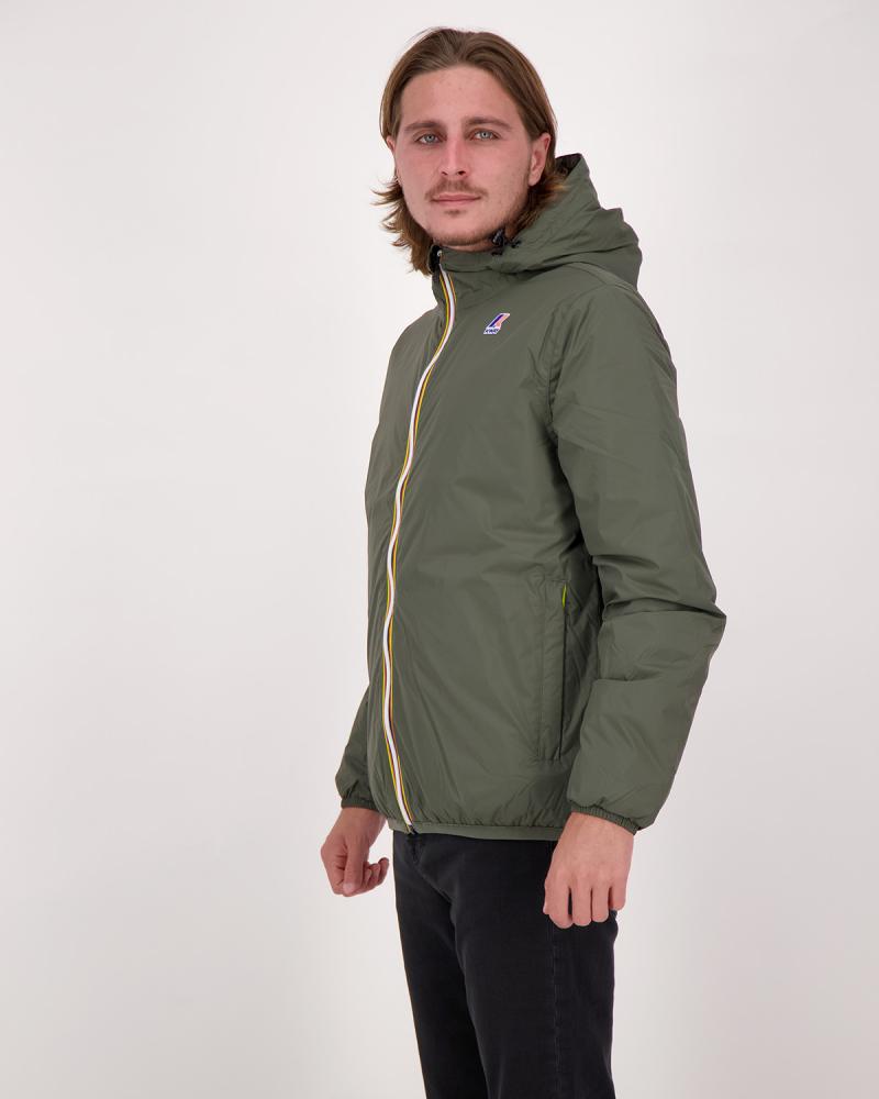BLOUSON K-WAY LE VRAI 4.0 CLAUDE WARM KAKI GREEN