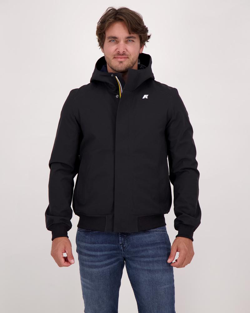 BLOUSON K-WAY JOACHIM BONDED NOIR