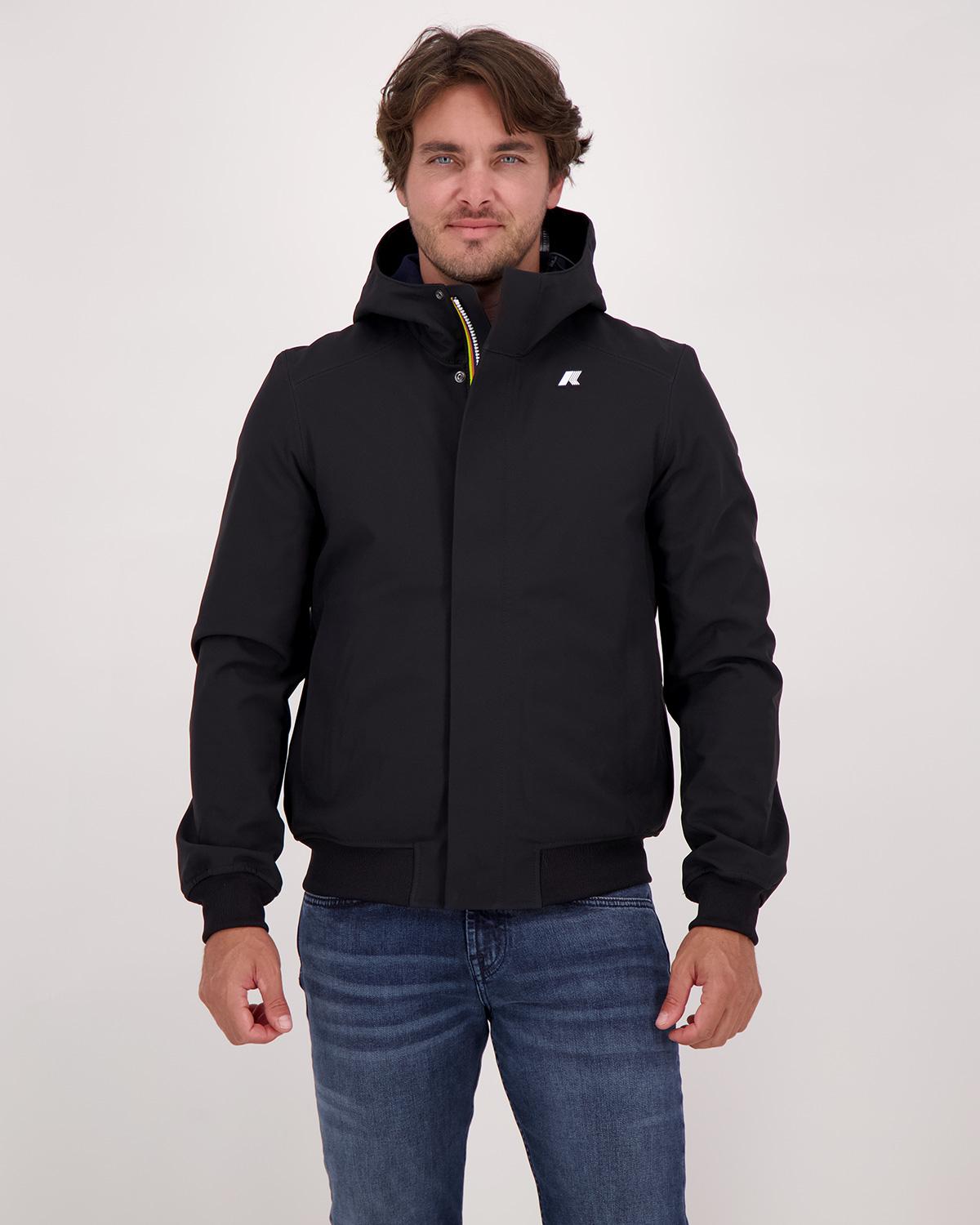 BLOUSON K-WAY JOACHIM BONDED NOIR