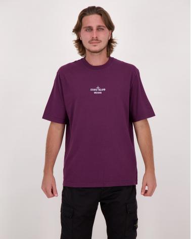TEE SHIRT STONE ISLAND 2100037 0017 Bordeaux AMARANTH