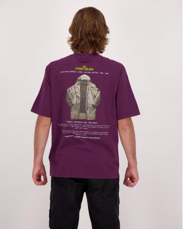 TEE SHIRT STONE ISLAND 2100037 0017 Bordeaux AMARANTH