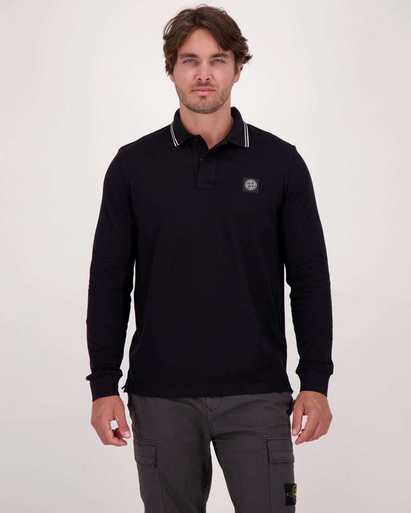 POLO STONE ISLAND ML 2200-06 S0018 0029 NOIR
