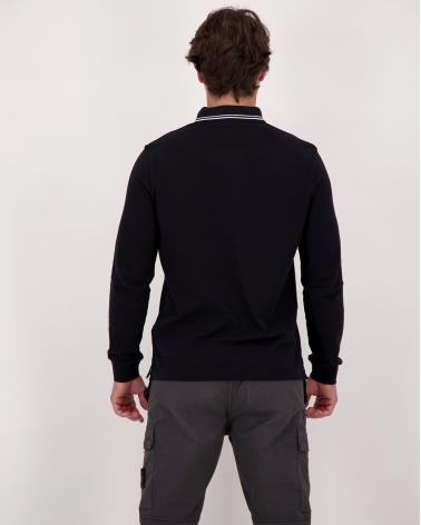 POLO STONE ISLAND ML 2200-06 S0018 0029 NOIR