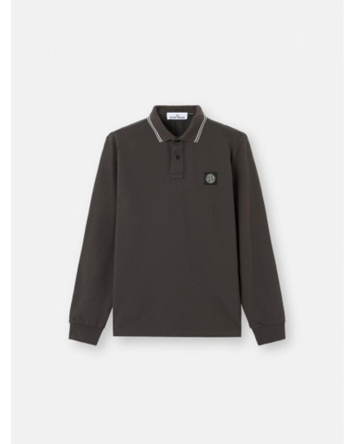 POLO STONE ISLAND ML 2200-06 S0018 0062 GRIS