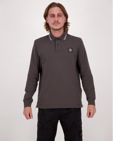 POLO STONE ISLAND ML 2200-06 S0018 0062 GRIS