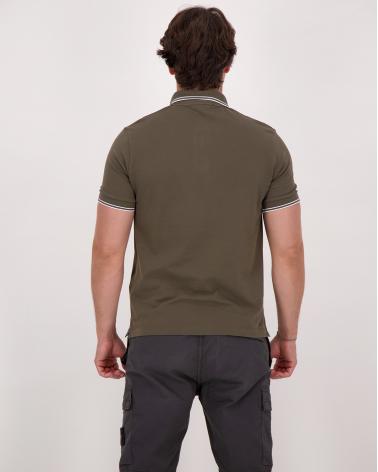 POLO STONE ISLAND 22000-07 S0018 0054  VERT MILITAIRE