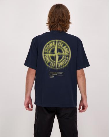 TEE SHIRT STONE ISLAND 2100037 0020 MARINE