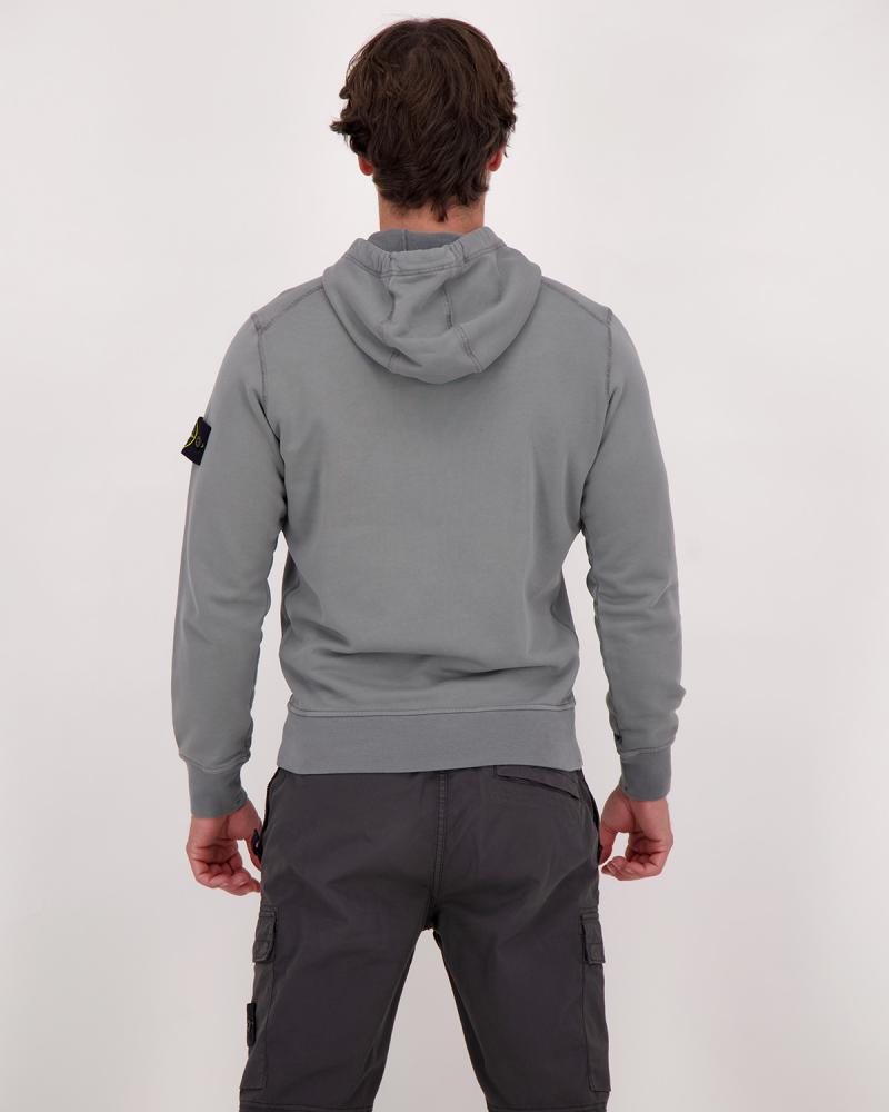 SWEAT HOODIE STONE ISLAND 6100062 006B CIMENT GRIS