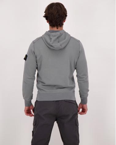 SWEAT HOODIE STONE ISLAND 6100062 006B CIMENT GRIS