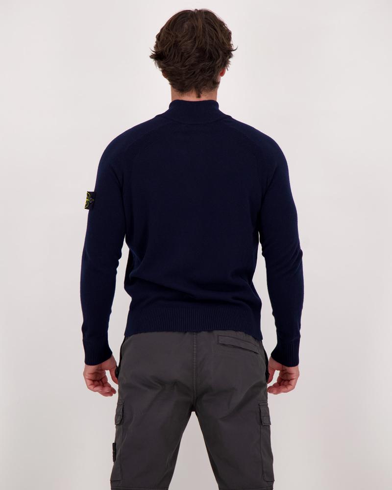 CARDIGAN STONE ISLAND ZIPPÈ 5100044 0020 MARINE