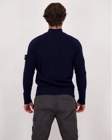 CARDIGAN STONE ISLAND ZIPPÈ 5100044 0020 MARINE