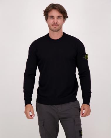 PULL STONE ISLAND COL ROND 5100071 C4 0029 NOIR