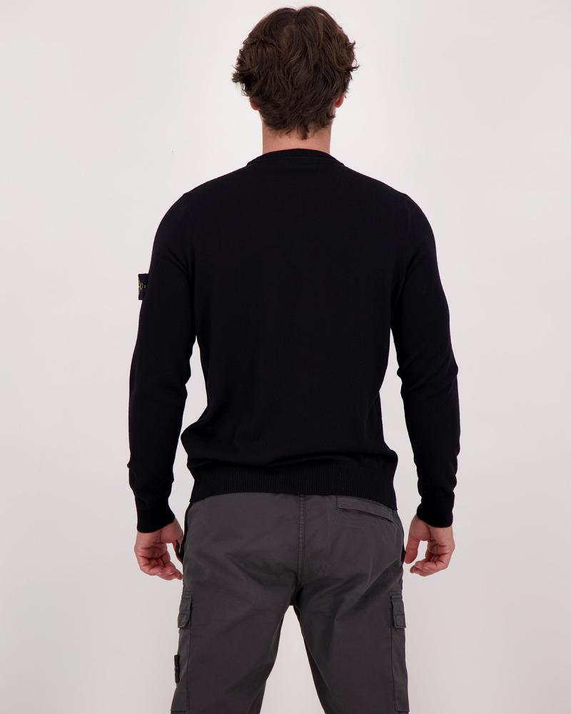 PULL STONE ISLAND COL ROND 5100071 C4 0029 NOIR