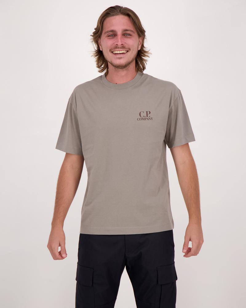 TEE SHIRT CP.COMPANY 103A 356 FALLEN ROCK-TAUPE