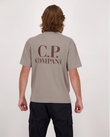 TEE SHIRT CP.COMPANY 103A 356 FALLEN ROCK-TAUPE