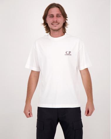 TEE SHIRT CP.COMPANY 103A 103 BLANC