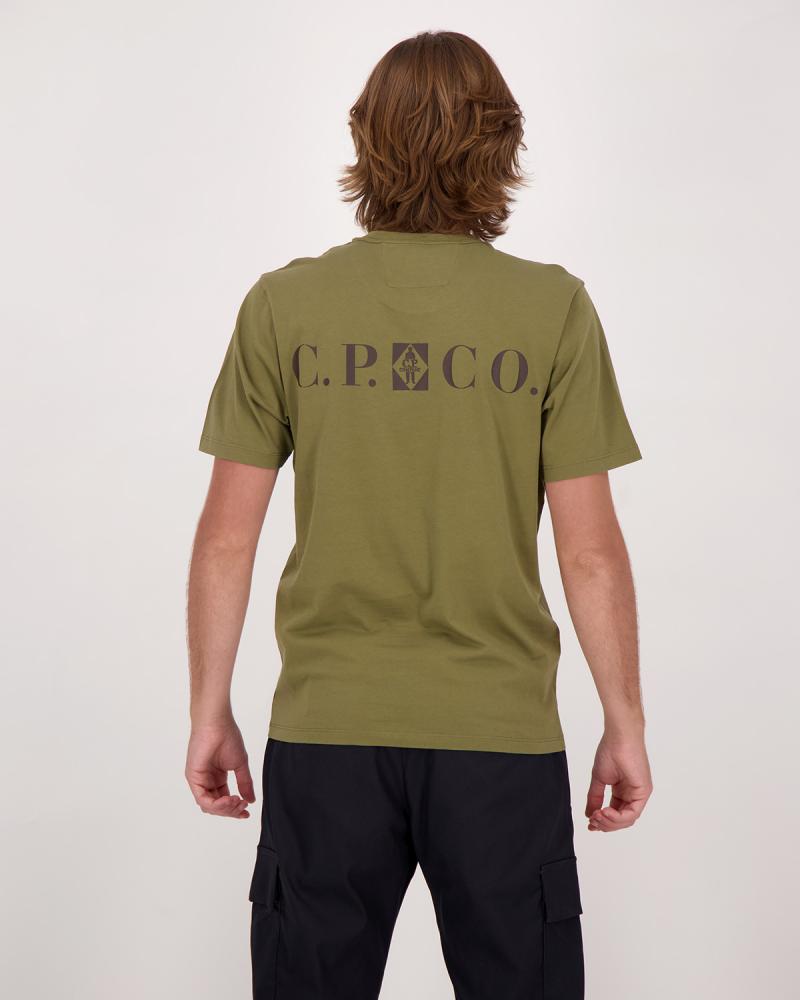 TEE SHIRT CP.COMPANY 104 A 652 CAPERS  KAKI