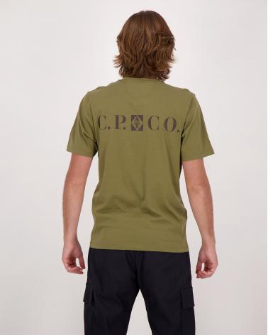 TEE SHIRT CP.COMPANY 104 A 652 CAPERS  KAKI