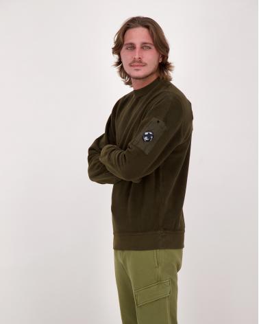 SWEAT CP.COMPANY BRUSHED EMERIZED S249 683  KAKI