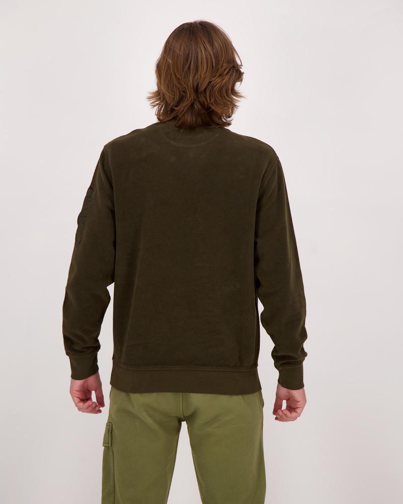 SWEAT CP.COMPANY BRUSHED EMERIZED S249 683  KAKI