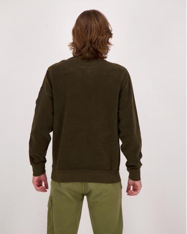 SWEAT CP.COMPANY BRUSHED EMERIZED S249 683  KAKI
