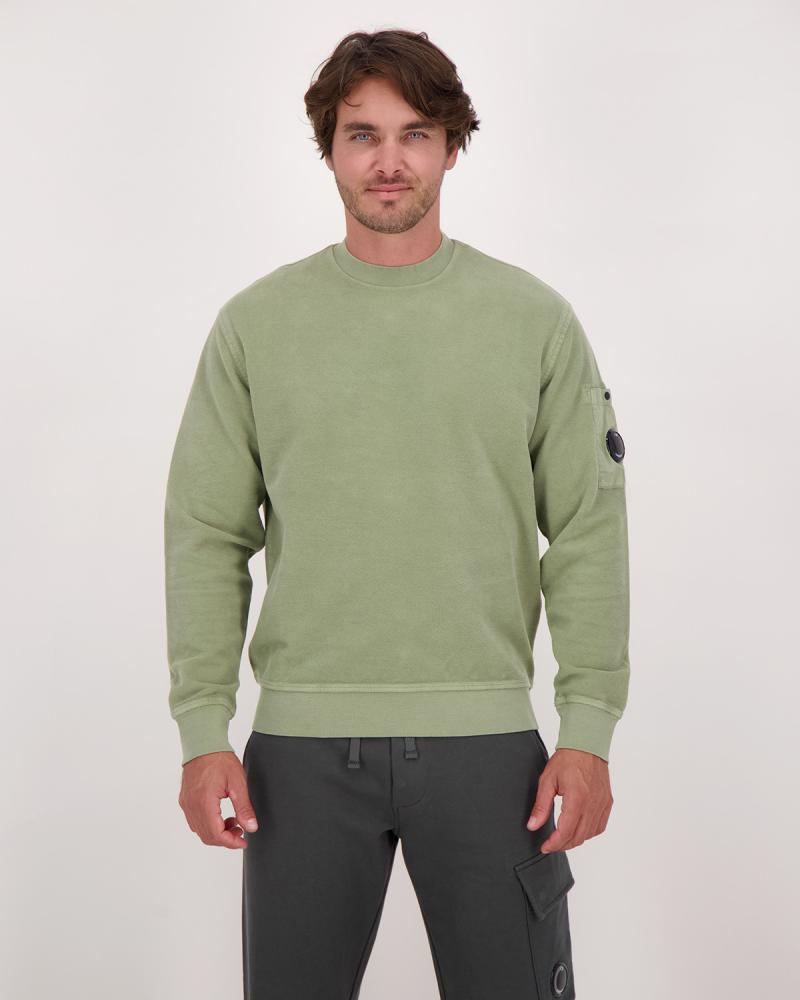 SWEAT CP.COMPANY BRUSHED EMERIZED S249 612 SEAGRASS VERT