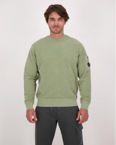 SWEAT CP.COMPANY BRUSHED EMERIZED S249 612 SEAGRASS VERT